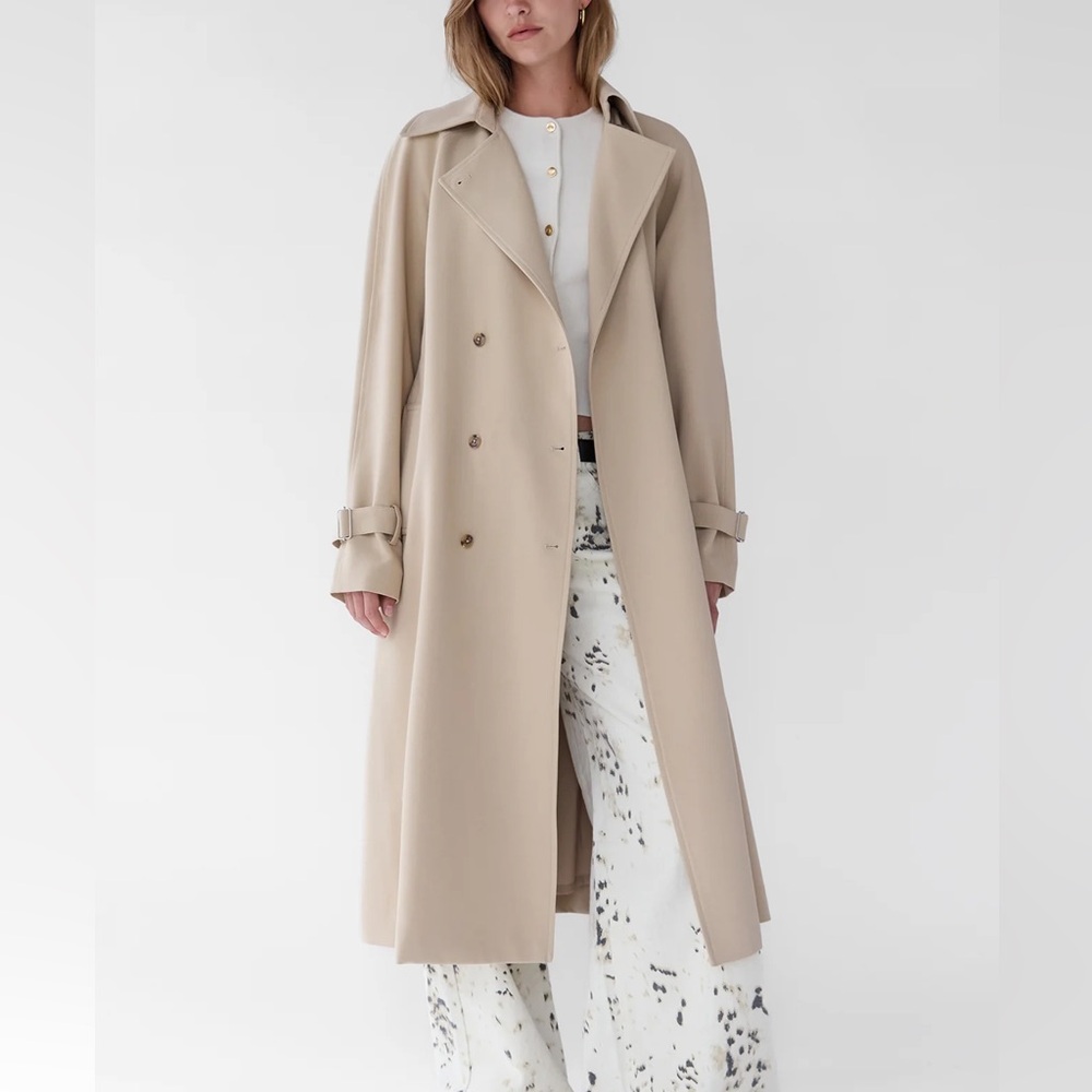 Oak + Fort Oversized Trench Coat